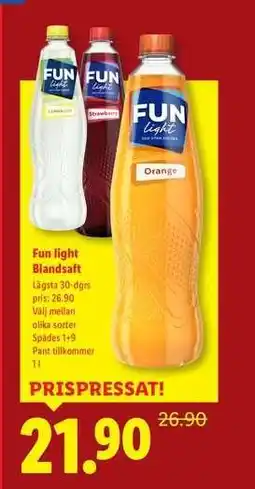 Lidl Fun Light Blandsaft erbjuda