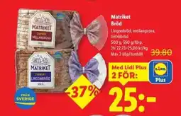Lidl MATRIKET Bröd erbjuda