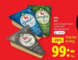 Lidl Arla ost erbjuda