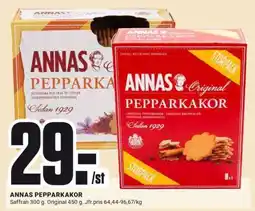 ÖoB ANNAS PEPPARKAKOR erbjuda