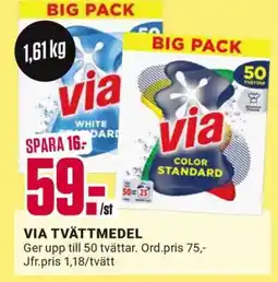 ÖoB VIA Tvättmedel erbjuda