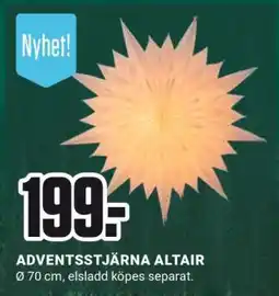 ÖoB ADVENTSSTJÄRNA ALTAIR erbjuda