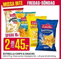 ÖoB ESTRELLA CHIPS & SNACKS erbjuda