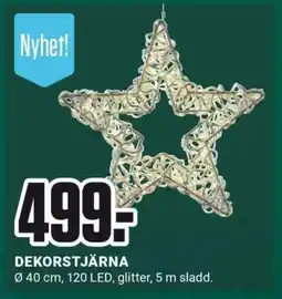 ÖoB DEKORSTJÄRNA erbjuda