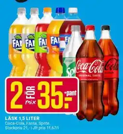 ÖoB Läsk 1,5 liter erbjuda