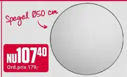 ÖoB Spegel Ø50 cm erbjuda