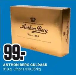 ÖoB Anthon Berg Guldask erbjuda