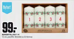 ÖoB ADVENTSLJUS 1-4 erbjuda