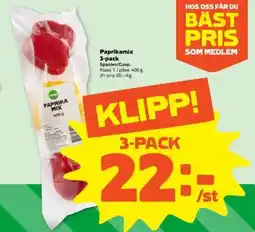 Stora Coop Paprikamix 3-pack erbjuda