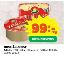 Coop Hushållsost erbjuda