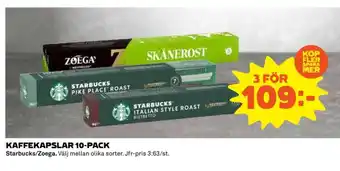 KAFFEKAPSLAR 10-PACK