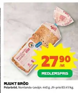 Coop MJUKT BRÖD erbjuda
