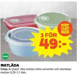 Coop Matlåda erbjuda