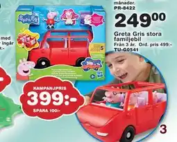 Lekextra Greta Gris stora familjebil, SEK 399 erbjuda