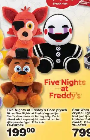 Lekextra Five Nights at Freddy´s Core plysch, SEK 199 erbjuda
