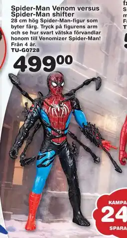 Lekextra Spider-Man Venom versus Spider-Man shifter, SEK 499 erbjuda