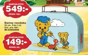 Lekextra Bamse resväska, SEK 149 erbjuda