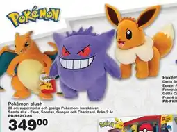 Lekextra Pokémon plush, SEK 349 erbjuda
