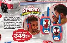 Lekextra Jada Toys Marvel Spidey walkie talkie, SEK 349 erbjuda