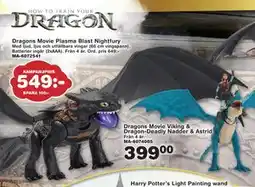 Lekextra Dragons Movie Plasma Blast Nightfury, SEK 549 erbjuda