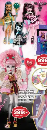 Lekextra Monster High Scary Sweet Birthday doll, SEK 399 erbjuda