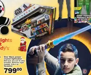 Lekextra Star Wars power crystal lightsaber, SEK 799 erbjuda