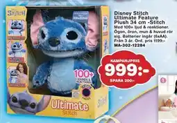 Lekextra Disney Stitch Ultimate Feature Plush 34 cm -Stitch, SEK 999 erbjuda