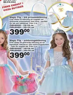 Lekextra Magic Flip – blå prinsessklänning, SEK 399 erbjuda