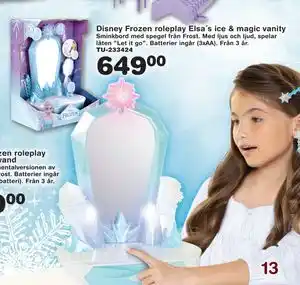 Lekextra Disney Frozen roleplay Elsa´s ice & magic vanity, SEK 649 erbjuda