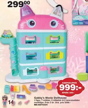 Lekextra Gabby’s Movie Dollhouse, SEK 999 erbjuda