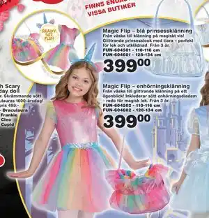 Lekextra Magic Flip – enhörningsklänning, SEK 399 erbjuda