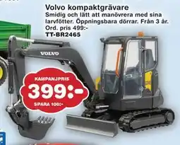 Lekextra Volvo kompaktgrävare, SEK 399 erbjuda