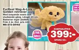 Lekextra FurReal Wag-A-Lots Golden retriever, SEK 399 erbjuda