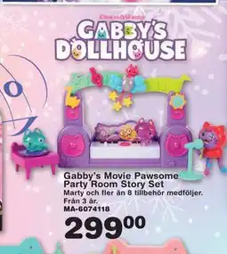 Lekextra Gabby’s Movie Pawsome Party Room Story Set, SEK 299 erbjuda