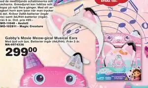 Lekextra Gabby’s Movie Meow-gical Musical Ears, SEK 299 erbjuda