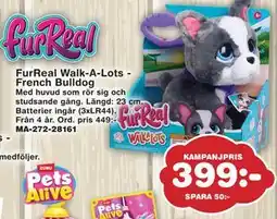 Lekextra FurReal Walk-A-Lots French Bulldog, SEK 399 erbjuda