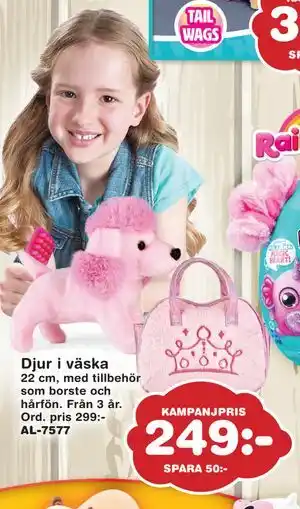 Lekextra Djur i väska, SEK 249 erbjuda