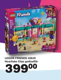 Lekextra LEGO FRIENDS 42649 Heartlake Citys godisaffär, SEK 399 erbjuda