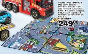 Lekextra Dickie Toys lekmatta, SEK 249 erbjuda