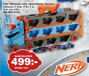 Lekextra Hot Wheels city speedway hauler, SEK 499 erbjuda