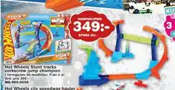 Lekextra Hot Wheels Stunt tracks corkscrew jump champion, SEK 349 erbjuda