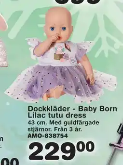 Lekextra Dockkläder - Baby Born Lilac tutu dress, SEK 229 erbjuda