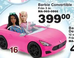 Lekextra Barbie Convertible, SEK 399 erbjuda