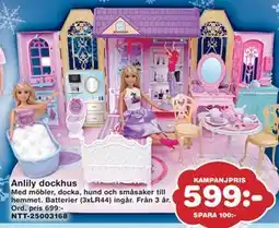 Lekextra Anlily dockhus, SEK 599 erbjuda