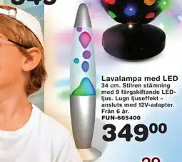 Lekextra Lavalampa med LED, SEK 349 erbjuda