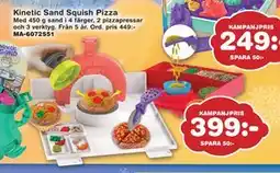Lekextra Kinetic Sand Squish Pizza, SEK 399 erbjuda