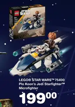 Lekextra LEGO STAR WARS. TM. 75400 Plo Koon’s Jedi Starfighter Microfighter, SEK 199 erbjuda