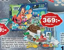 Lekextra Best 100 Experiments, SEK 369 erbjuda