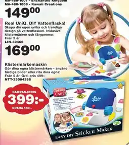 Lekextra Klistermärkemaskin, SEK 399 erbjuda
