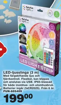 Lekextra LED-ljusslinga (3 m), SEK 199 erbjuda